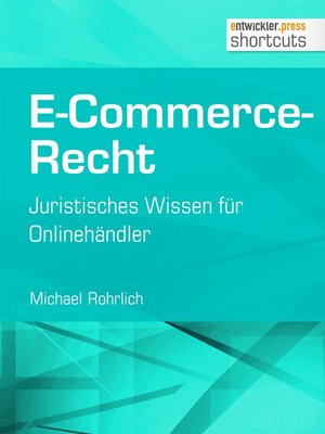 cover image of E-Commerce-Recht